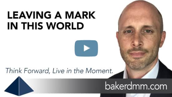 Leaving a Mark in this World Baker DMM Chris Baker Video Blog